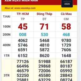 xổ số miền nam đồng tháp hàng tuần