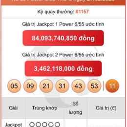 xổ số power hôm qua