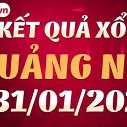 xổ số quảng ngãi ngày 31 tháng 1