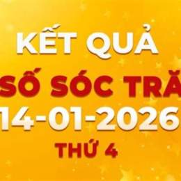 xổ số sóc trăng 14 tháng 01