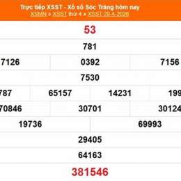 xổ số sóc trăng 27 tháng 5
