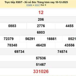 xổ số sóc trăng ngày 17 tháng 12