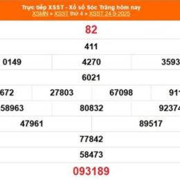 xổ số sóc trăng ngày 24 tháng 09