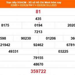 xổ số thành phố hồ chí minh thứ hai