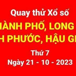 xổ số thành phố long an thứ bảy hàng tuần
