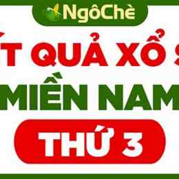 xổ số thứ 3 hàng tuần miền nam