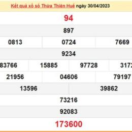 xổ số thừa thiên huế 30 ngày