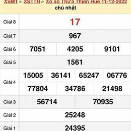 xổ số thừa thiên huế hàng tuần