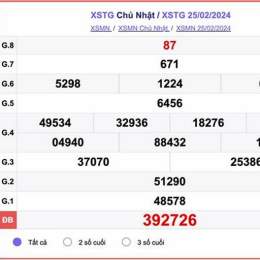 xổ số tiền giang ngày 25 tháng 1