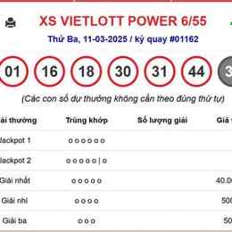 xổ số vietlott hôm nay 6/55