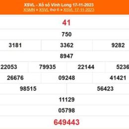 xổ số vĩnh long 24 tháng 04
