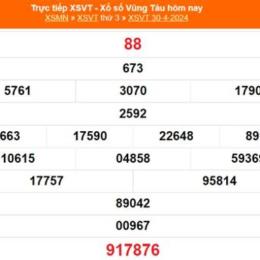xổ số vũng tàu 30 tuần