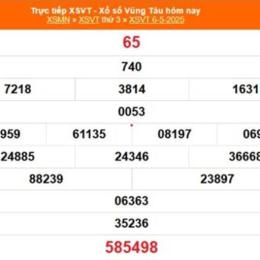 xổ số vũng tàu ngày 6 tháng 1